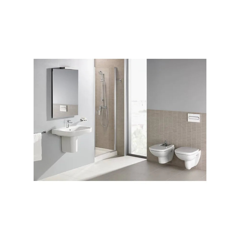 Lavabo con Semipedestal Debba 50 cm Blanco Roca - Vista 2