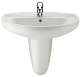 Lavabo con Semipedestal Victoria 65 cm White Roca