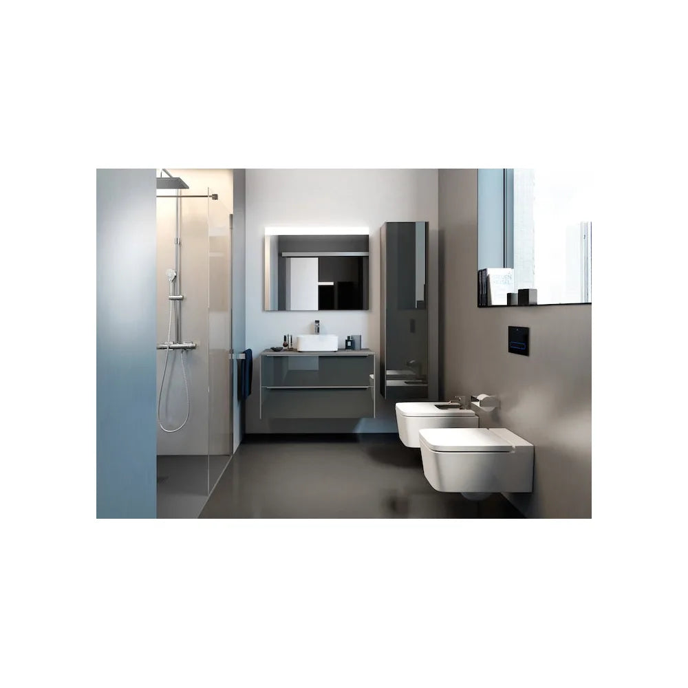 Inodoro para Instalación Suspendida Salida Horizontal Inspira Square Blanco Roca - Vista 3