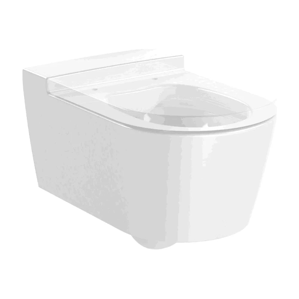 Inodoro para Instalación Suspendida Salida Horizontal Inspira Round Blanco Roca - Vista 3