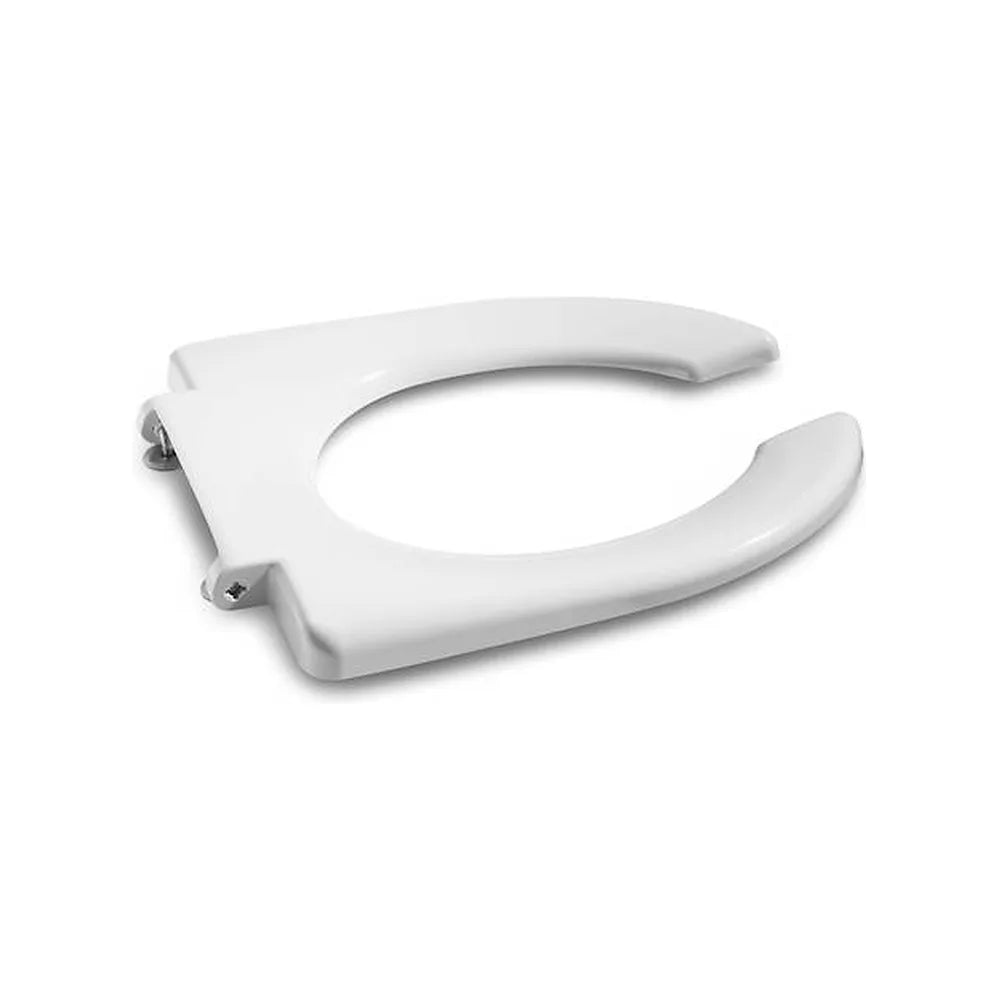 Taza para tanque bajo de movilidad reducida de 38,5 cm fabricada en porcelana de color blanco Meridian Roca - Vista 6