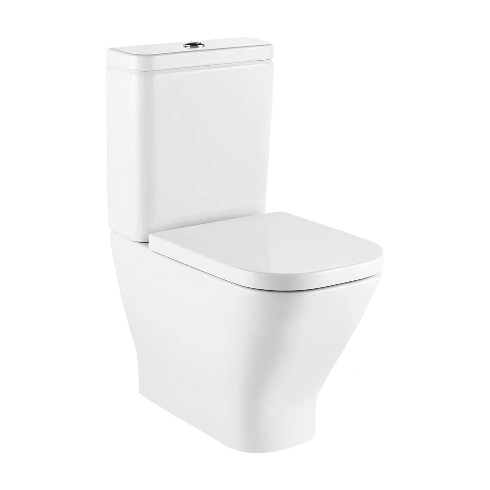 Inodoro Completo Compacto Rimless 36.5 cm Salida Dual The Gap Square Roca - Vista 1