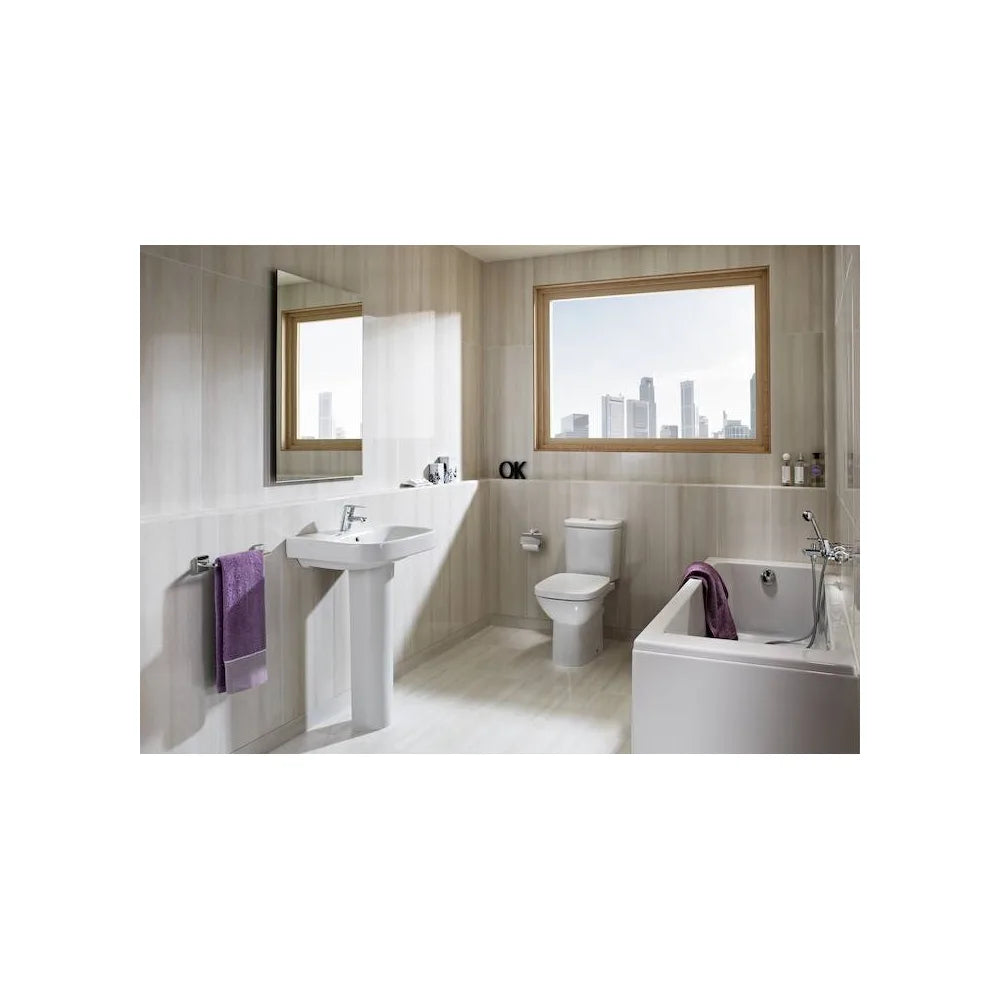 Inodoro con Salida Vertical Debba 35,5 cm Blanco Roca - Vista 2