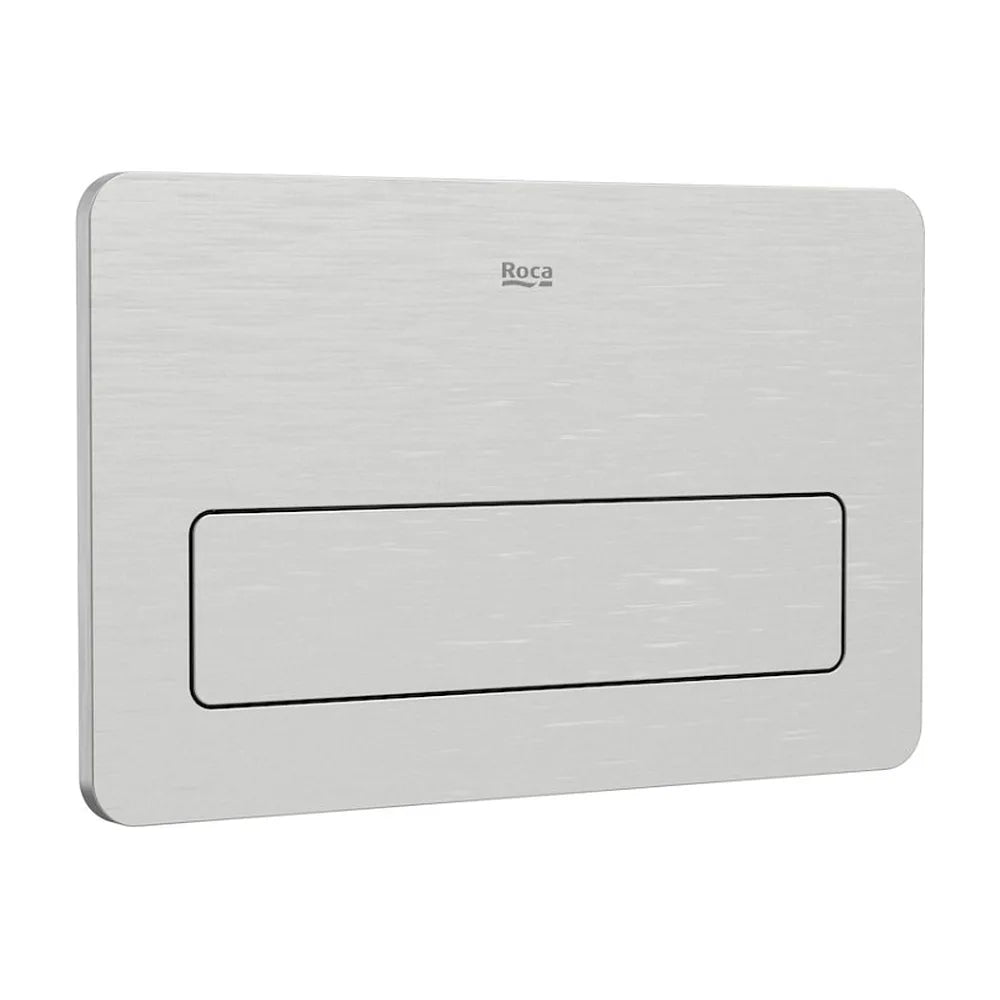Placa de accionamiento antivandálico para descarga única fabricado en acero inoxidable PL3 Single One Roca - Vista 1