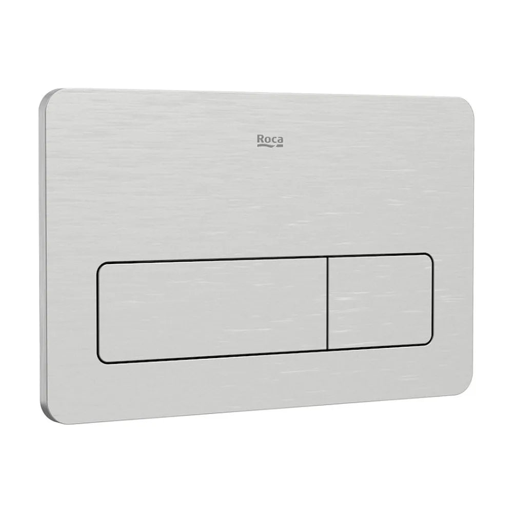 Placa de accionamiento antivandálica para cisterna de doble descarga PL3 Dual One Roca - Vista 1