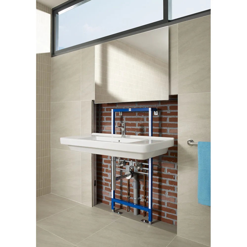 Bastidor empotrable para lavabo suspendido de 50 cm fabricado en metal Duplo Lavabo Roca - Vista 2