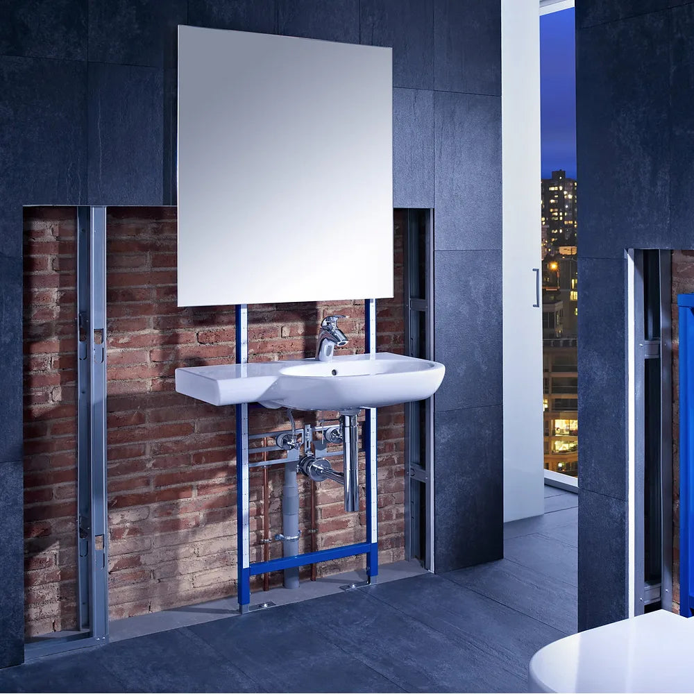 Bastidor empotrable para lavabo suspendido de 50 cm fabricado en metal Duplo Lavabo Roca - Vista 4