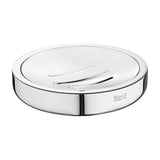 Jabonera para Encimera Metal Cromado Brillante Tempo 11 cm Roca