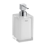 Dosificador de Jabón para Encimera Mate Ice 7 cm Blanco Roca