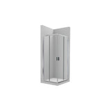 Mampara para Ducha Angular de Dos Correderas Vidrio Templado Victoria Roca