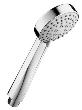 Ducha de mano de tres funciones con rociador redondo de acabado cromado Stella Roca - Vista 1