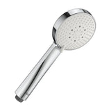 Ducha de Mano de Tres Funciones con Rociador Redondo Cromado Stella 10 cm Roca