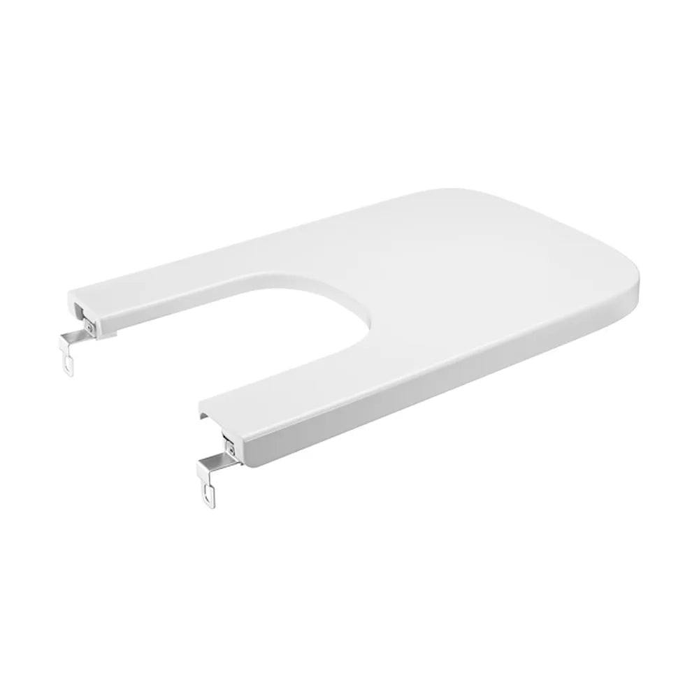 Tapa cuadrada para bidet con caída amortiguada fabricada en material antibacteriano y latón cromado Dama Roca - Vista 1