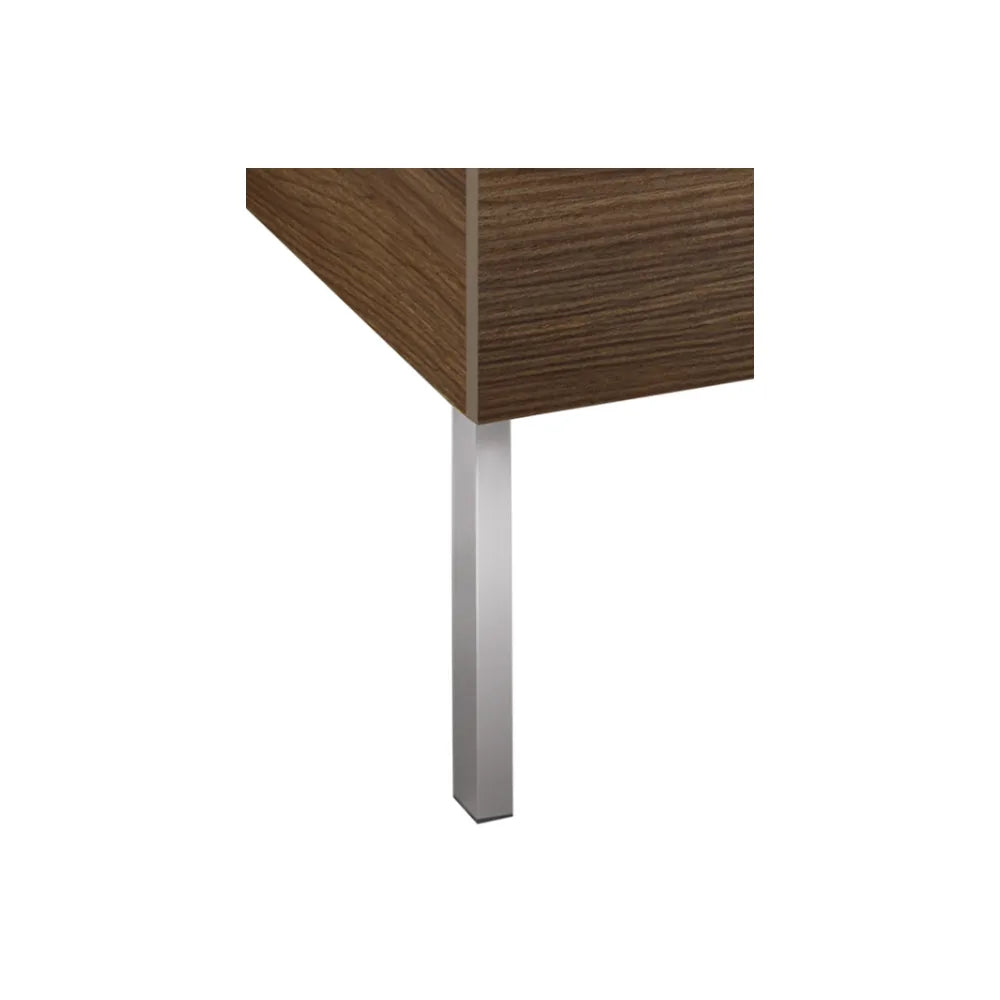 Mueble de Baño Suspendido 110 cm con Lavabo y 2 Cajones Blanco y Fresno Unik Prisma Roca - Vista 7