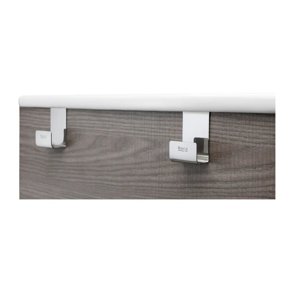 Conjunto de Baño para Instalación Suspendida de 80 cm Colección Prisma Blanco Brillo Roca - Vista 2