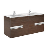 Bathroom Vanity Unit with Basin y 4 Cajones Color Wengué Victoria-n de 120 cm Colección Unik Roca