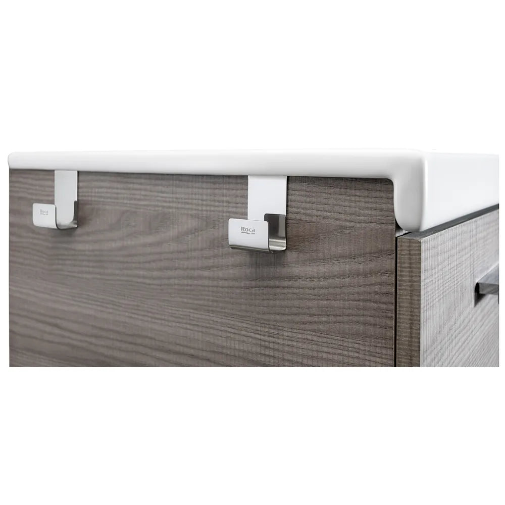 Conjunto de baño de 80 cm fabricado en materiales varios de color fresno Pack Prisma Roca - Vista 3
