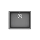 Fregadero con Una Cubeta Quarzex Gris Riga 55 cm Roca