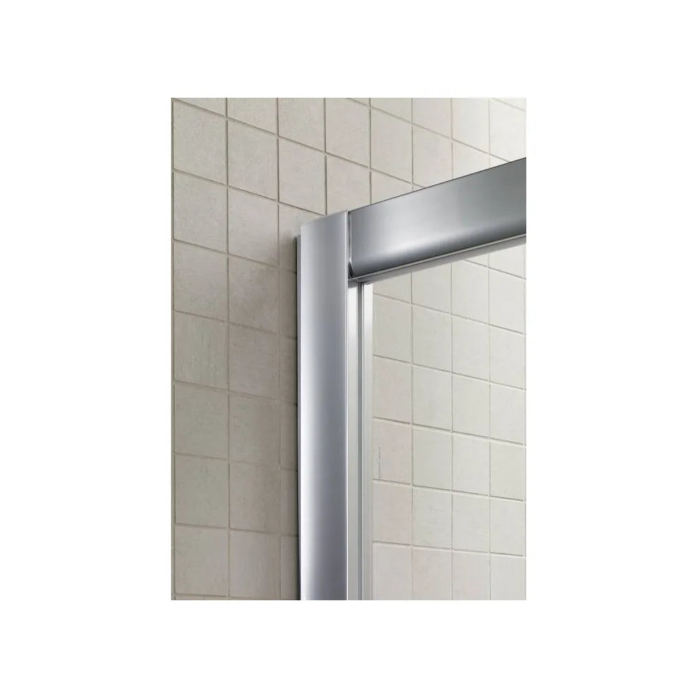 Mampara Angular para Ducha de Dos Correderas Vidrio Templado Ura Roca - Vista 4
