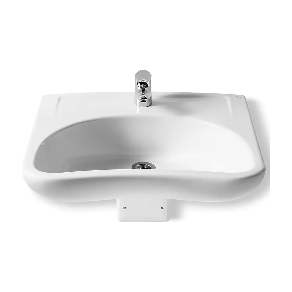 Lavabo Suspendido con Juego de Fijación Access 64 cm Blanco Roca - Vista 1