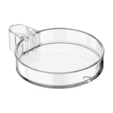 Jabonera de Forma Redonda Plástico Transparente Stella Roca