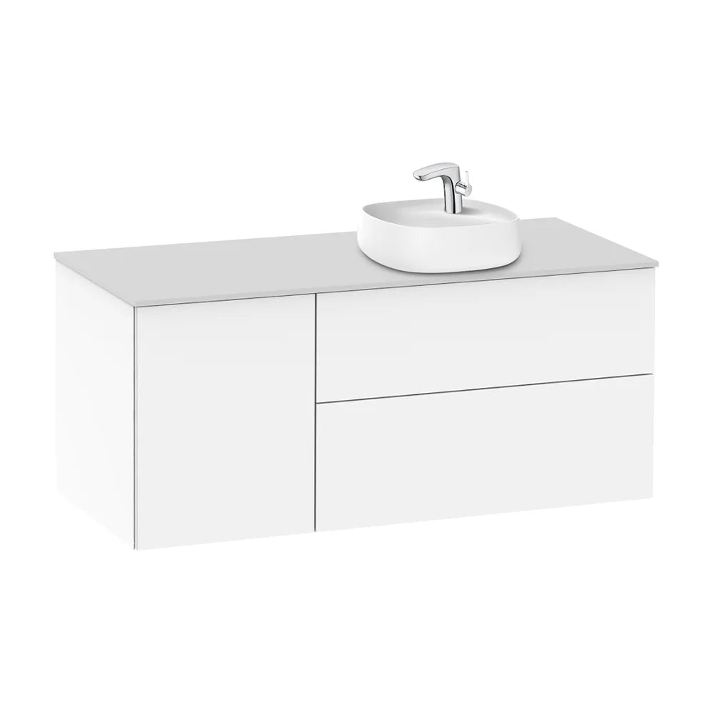 Mueble de Baño con Lavabo Sobre Encimera Formado por 2 Cajones y 1 Puerta Colección Beyond Roca - Vista 1