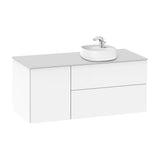 Bathroom Vanity Unit with Basin Sobre Encimera Formado por 2 Cajones y 1 Puerta Colección Beyond Roca
