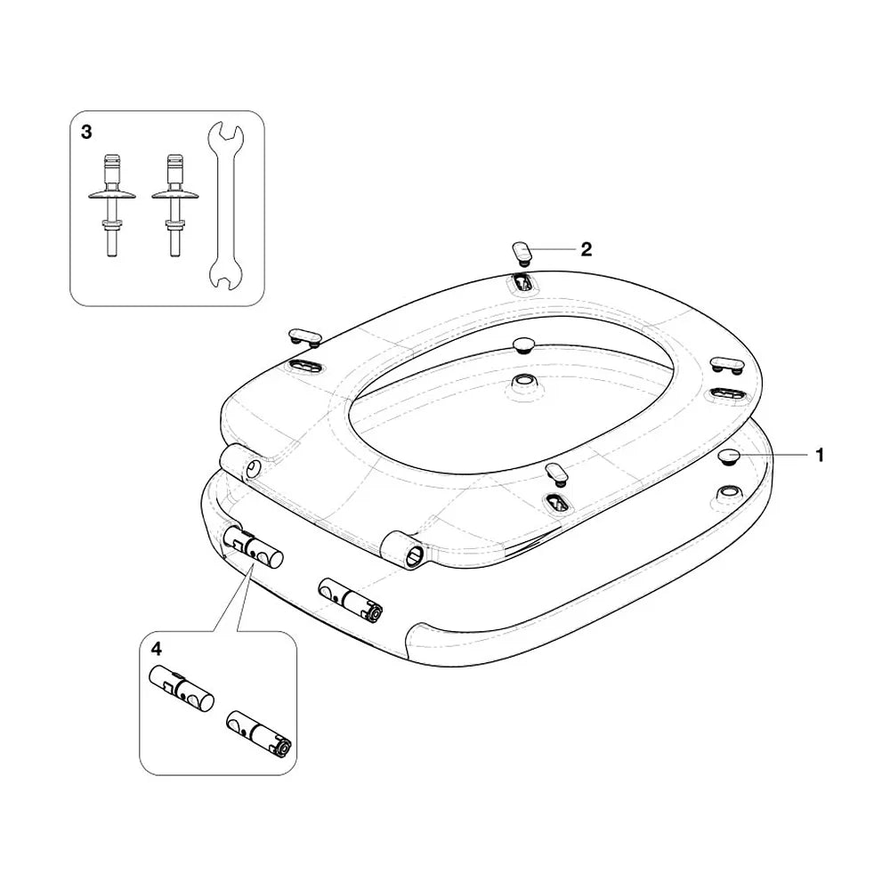 Inodoro completo con tecnología Rimless de 70,5 cm fabricado en porcelana de color blanco Beyond Roca - Vista 6