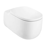 Roca Beyond Inodore avec technologie rimless de 58 cm fabriqué en porcelaine de couleur blanche