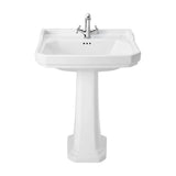 Lavabo con Pedestal para Baño Carmen Blanco Roca