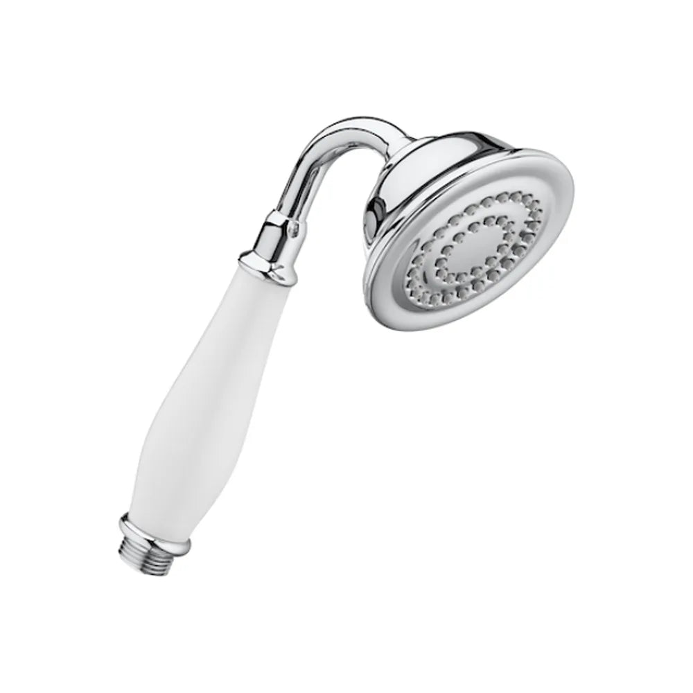 Ducha de mano redonda con limitador de cauda de 8,6 cm con acabado en cromo Carmen Roca - Vista 1