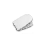 Tapa y Aro para Toilet Fabricados en Material Antibacteriano Veronica Hall White Roca