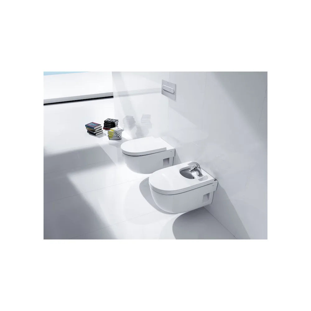 Inodoro suspendido de 36 cm fabricado en porcelana de color blanco Meridian Roca - Vista 2