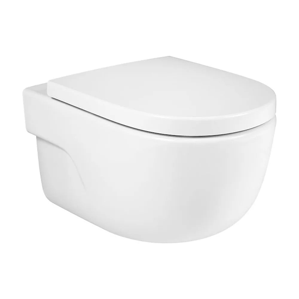 Inodoro suspendido de 36 cm fabricado en porcelana de color blanco Meridian Roca - Vista 1