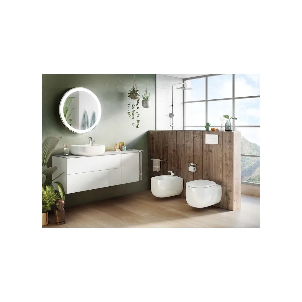 Mueble de Baño Suspendido con Lavabo Sobre Encimera y 2 Cajones de 100 cm Colección Beyond Roca - Vista 3