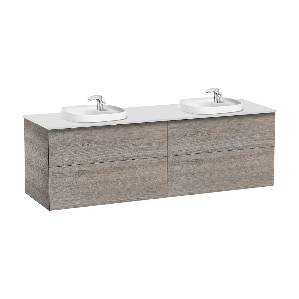 Mueble para Baño con Lavabo Doble 4 Cajones de 160 cm Colección Beyond Roca - Vista 2