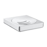 Jabonera Fija para Pared Metal Brillante Tempo Cromo Roca