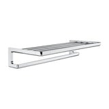 Portatoallas con Toallero Metal Brillante Tempo 60 cm Roca