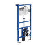 Soporte para Inodoro de Metal con Fluxor de Doble Descarga Fluxor Single Duplo Roca