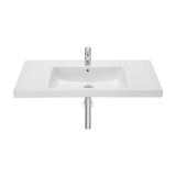 Roca The Gap Wall-Hung Enamelled Porcelain Basin 100 cm White