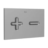 Placa Pulsadora para Cisterna Doble en Color Gris Lacado PL6 Dual One Roca