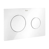 Placa para Cisternas de Doble Descarga PL10 Dual One White Roca