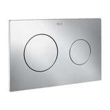 Placa Pl10 Dual Cromada One PL10 Dual One Roca