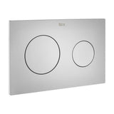 Placa de Acionamento para Tanque de Descarga Dupla Com Acabamento de Cor Cinzento Lacado PL10 Dual One Roca