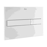 Placa Pl7 Branco Mate Dual One Duplo WC One Roca
