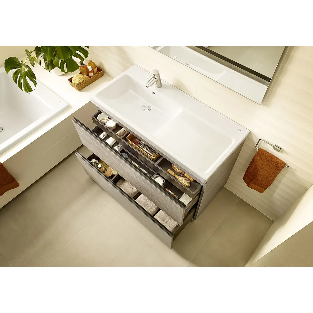 Conjunto de Baño con Lavabo Izquierdo de 100 cm Colección Lander Roble Roca - Vista 3