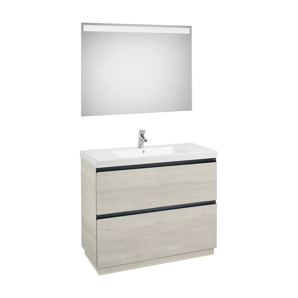 Conjunto de Baño Nórdico de 100 cm Colección Lander Fresno Roca - Vista 1