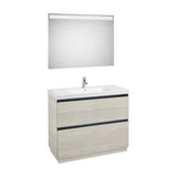 Conjunto para Casa de Banho Com Acabamento de Cor Nórdico de 100 cm Colección Lander Fresno Roca