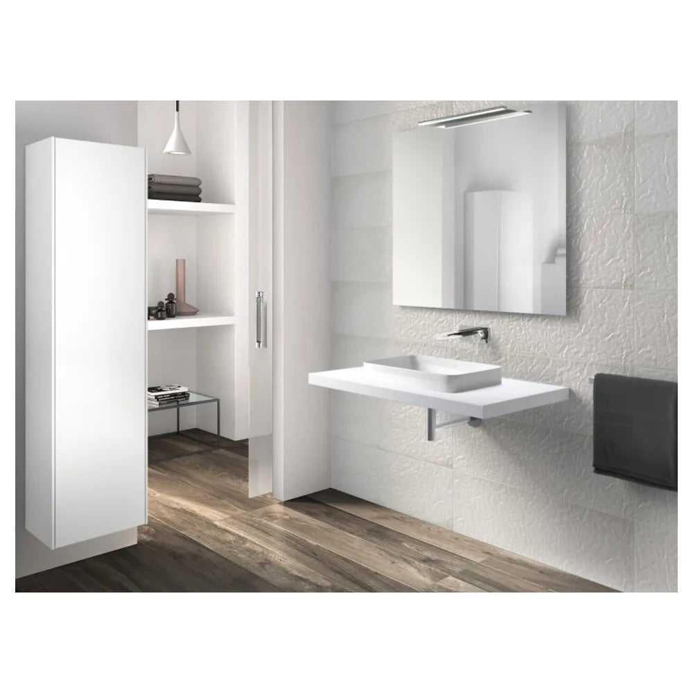 Lavabo Encastrado de Fineceramic Perla Inspira Square Roca - Vista 2