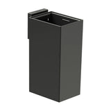 Portavaso y Vaso de Pared para Baño Rubik Negro Mate Roca